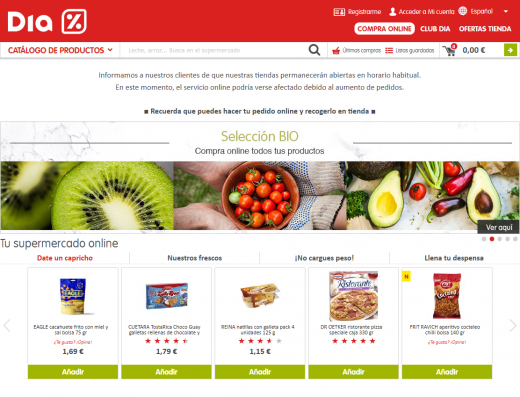 DIA Supermercados Compra Online